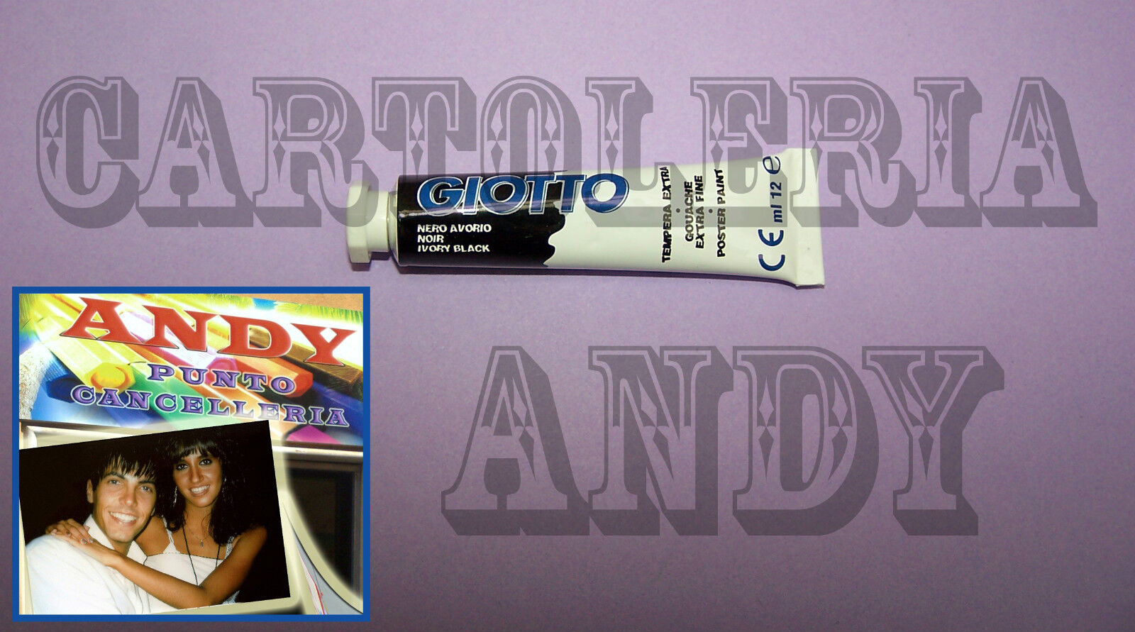TUBETTO COLORI A TEMPERA TUBO 4 12 ML - GIOTTO - 24 NERO - COD. 3520 24