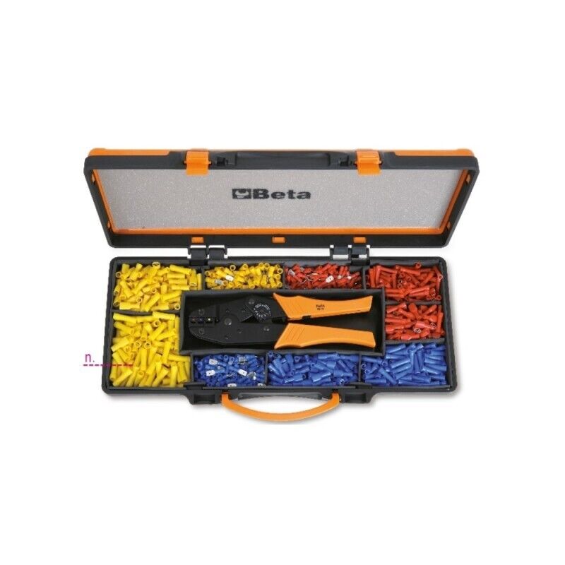 Pinza Per Capicorda 1608 Con Assortimento Di 450 Capicorda - Beta 1608/C9