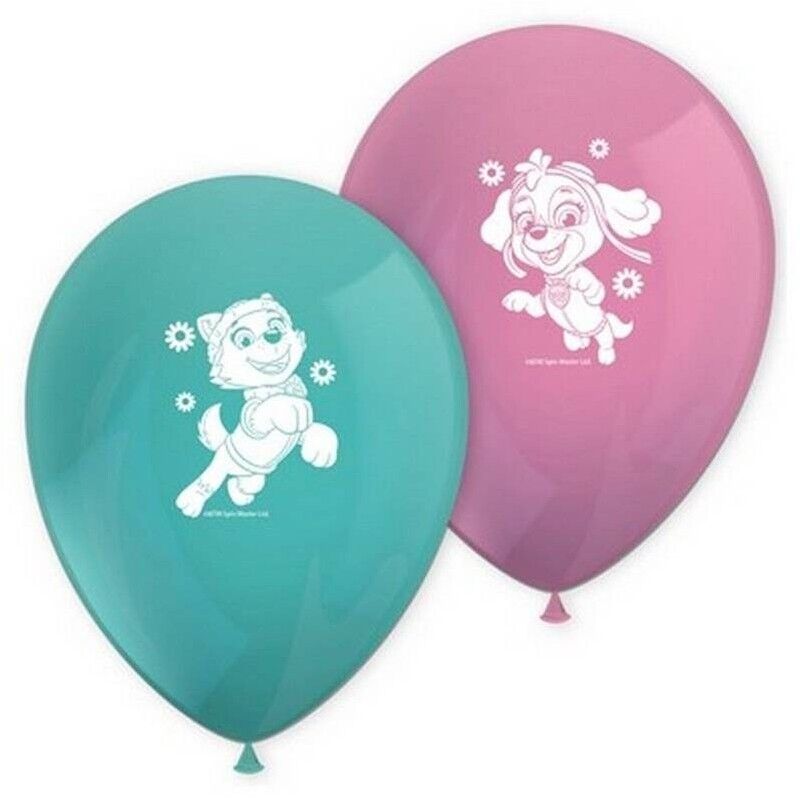 Palloncini in lattice grandi - Blister 8 pezzi - Skye Paw Patrol