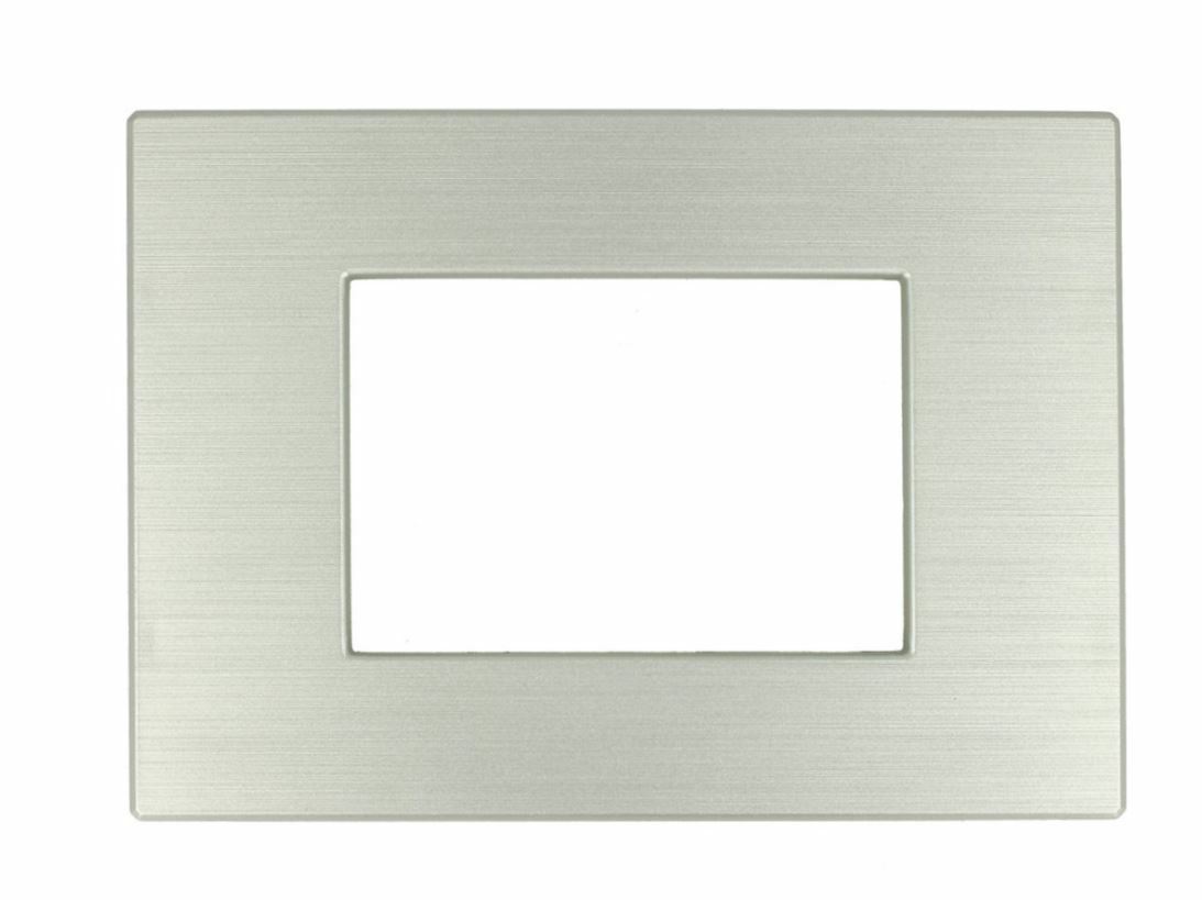 Placcha Dynamic 503 3M tecnopolimero argento satinato Compatibile Bticino Axolut