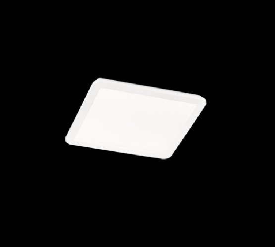 Plafoniera Led Interno Moderna Dimmer Quadrata Bianco Camillus GD Trio