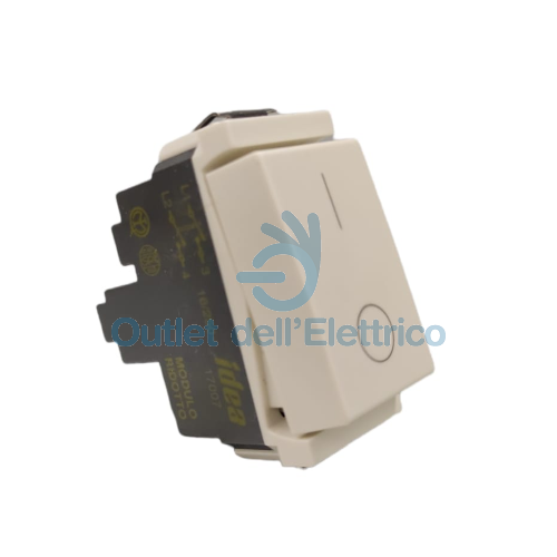 VIMAR IDEA MODULO STRETTO INTERRUTTORE 2P 16AX BIANCO 17007.B