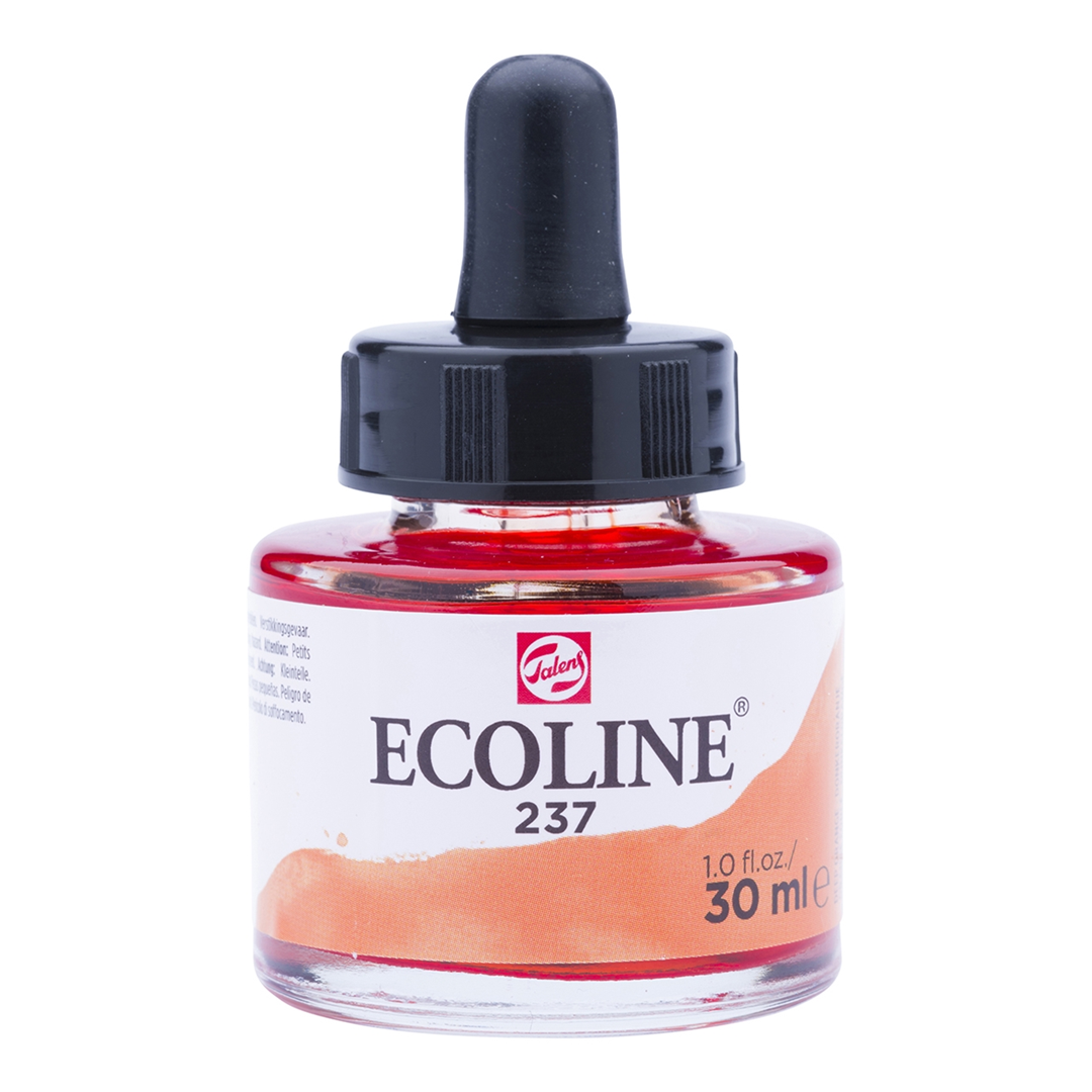 Acquerello Ecoline Con Contagocce Ml.30 Arancio Scuro | Talens
