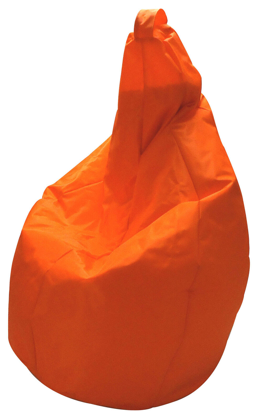 FODERA VUOTA POLTRONA SACCO BEAN BAG POUF PUFF IN NYLON ARANCIO - MADE IN ITALY!
