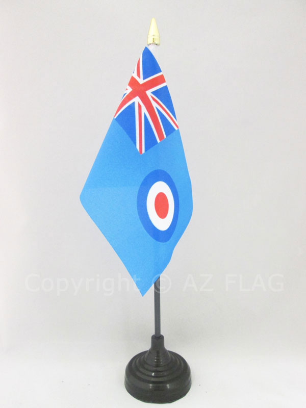 BANDIERA DA TAVOLO ROYAL AIR FORCE 15x10cm - PICCOLA BANDIERINA RAF ENSIGN - AER