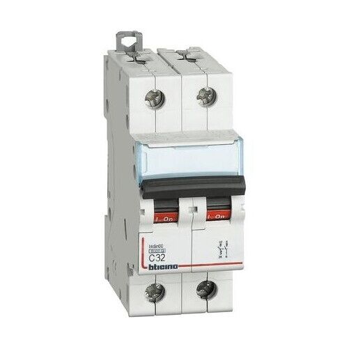 Bticino FN81NC32 interruttore automatico 1 polo+neutro 2 moduli curva " C"  32A