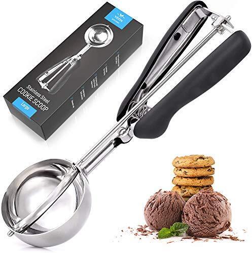 TELANKS Cucchiaio per Gelato 4 cm, Porzionatori da Gelato, Cucchiaio (I4L)