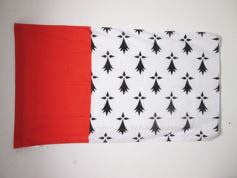 BANDIERA PAYS DE NANTES 150x90cm - BANDIERA DI NANTES - DUCATO DI BRETAGNA 90 x