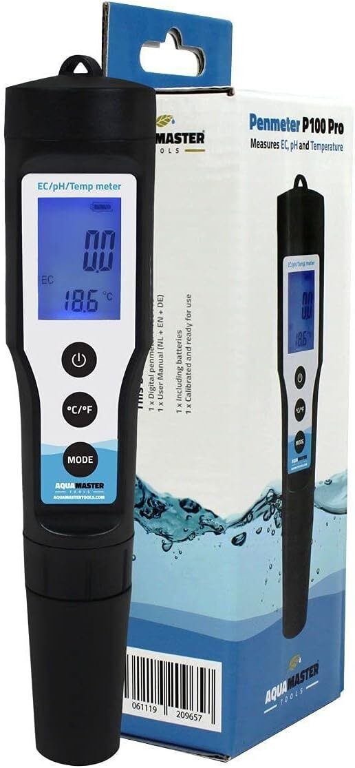 misuratore Ph acqua elettro conducibilità temperatura aqua master tools pro