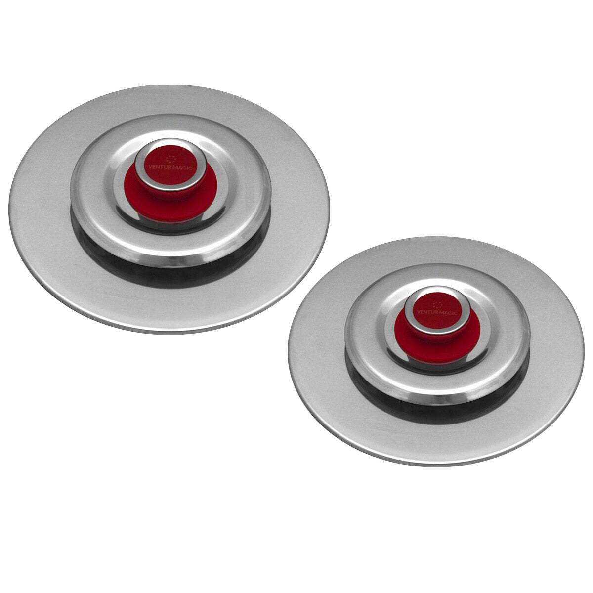 Kit 2 Coperchi Magici Antiodore Ventur Magic Ø27, Ø31 cm Cooker in Acciaio Inox