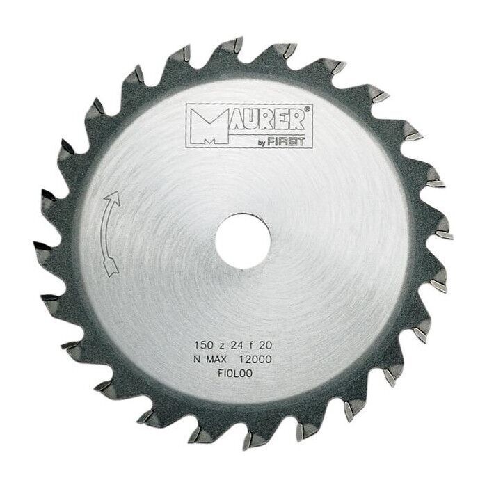 Lama Circolare Widia per Legno Ø 150 mm 12 denti Foro 20/16+20/13  Maurer Plus