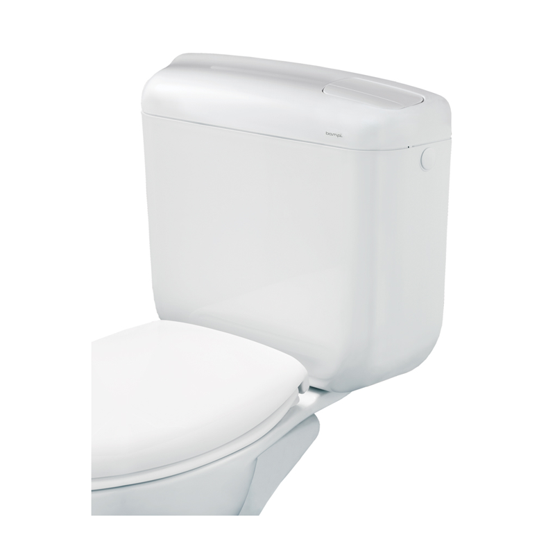Cassetta scarico wc esterna zaino monoblocco doppio scarico bianca Bampi Multy