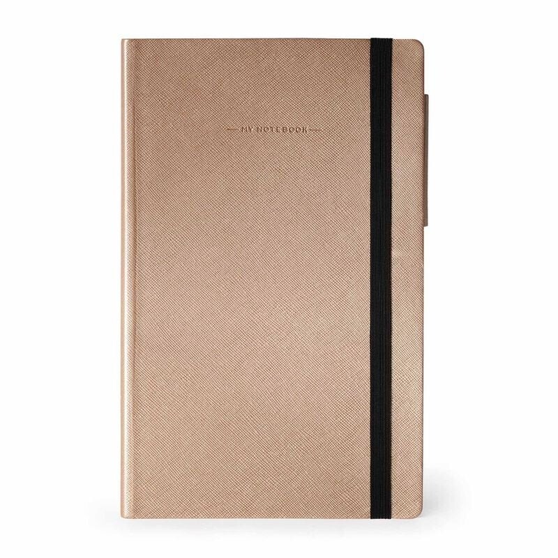 TACCUINO quaderno MY NOTEBOOK pagine a righe ROSA medium LEGAMI con elastico 13