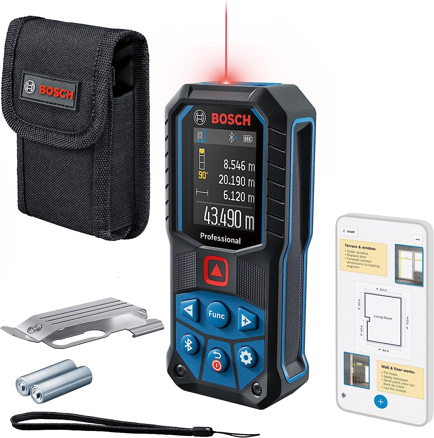 Bosch Professional Distanziometro laser GLM 50-27 C 0601072T02