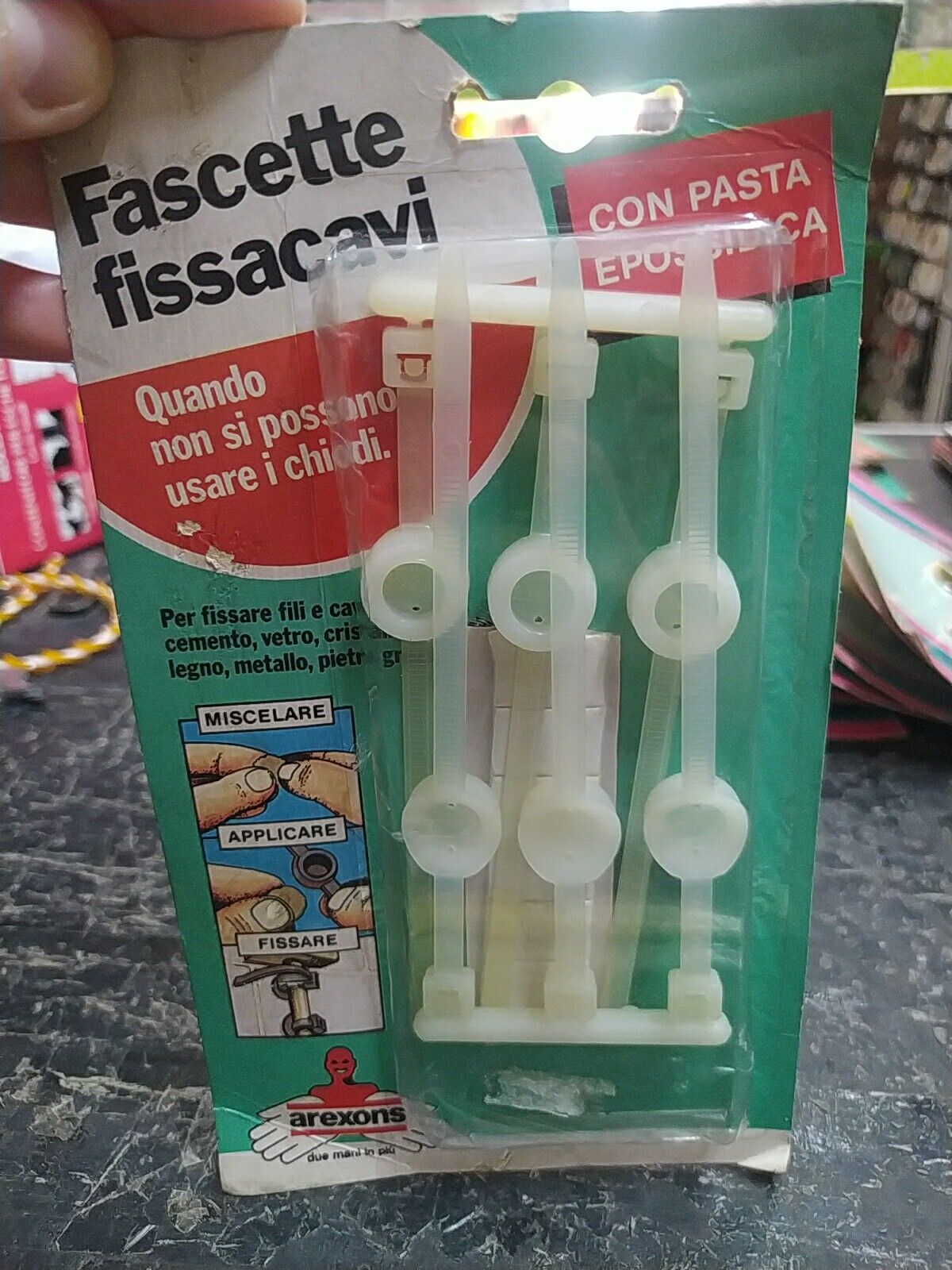 Fascette Per Fissare Fili E Cavi Con Pasta Epossidica Arexons