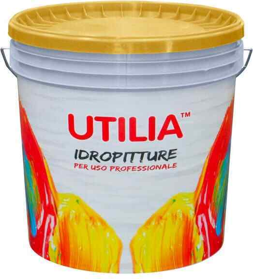 Utilia Idropittura lavabile Traspirante antimuffa Pittura bianca 14 Lt 44845