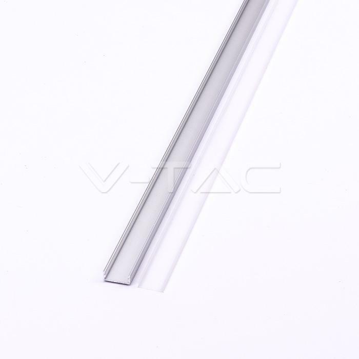 V-TAC 2 METRI PROFILO IN ALLUMINIO PER STRISCE LED DA INTERNO VT-8108 3352