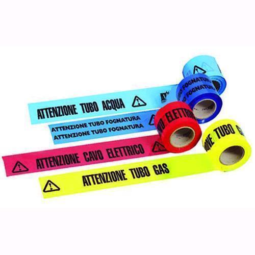 Nastro Segnaletico Da Interro Fognatura-Blu 200Mt H.Mm. 100