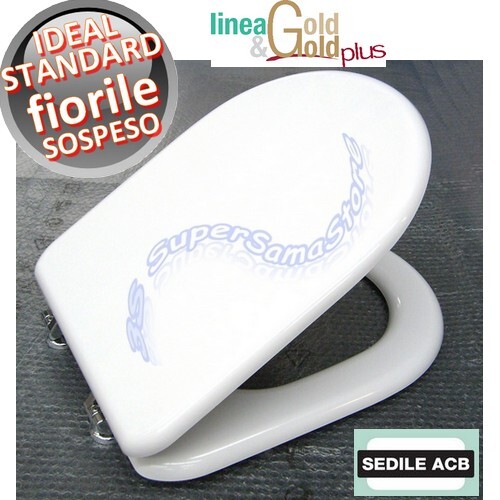 Sedile per wc FIORILE sospeso Ideal Standard  - marca ACB linea GOLD