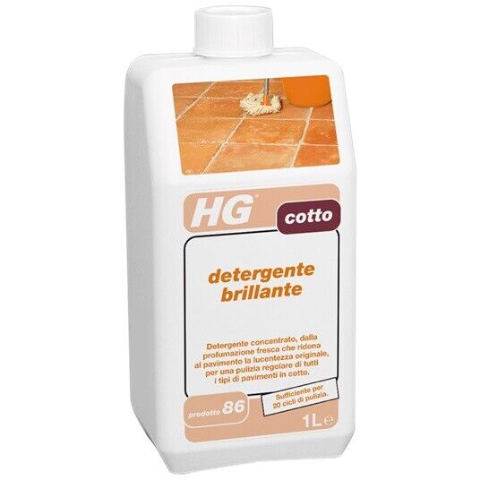 HG DETERGENTE BRILLANTE PER COTTO RIDONA LA LUCENTEZZA NATURALE LT.1 PRODOTTO 86