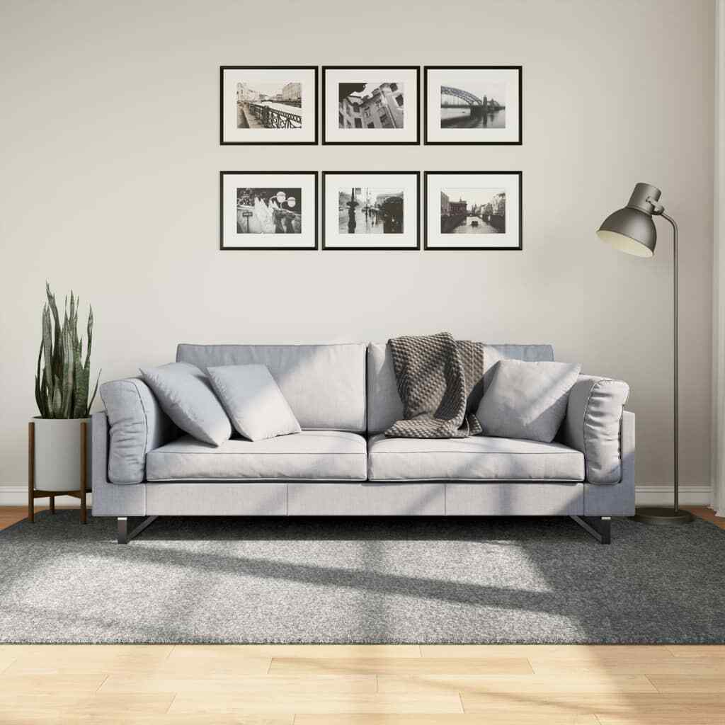 Tappeto Shaggy a Pelo Lungo Moderno Verde 160x230 cm