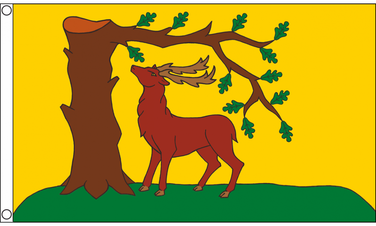 BANDIERA CONTEA DI BERKSHIRE NUOVO 150x90cm - BANDIERA DI BERKSHIRE 90 x 150 cm