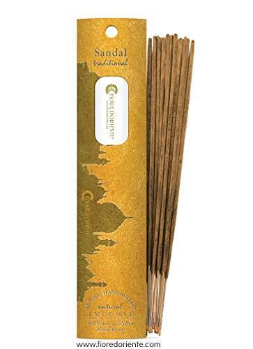 Sandal Traditional And Natural Incense 10 Sticks, Honey, Hand Rolled, (C6q)