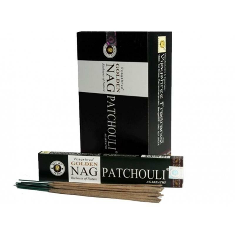 Incenso Golden Nag PATCHOULI 12 scatole 15 gr Profumo Meditazione Yoga