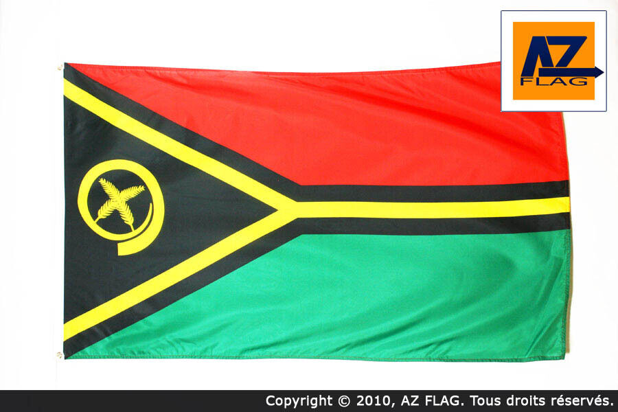BANDIERA VANUATU 150x90cm - BANDIERA VANUATUANA 90 x 150 cm - Nuova