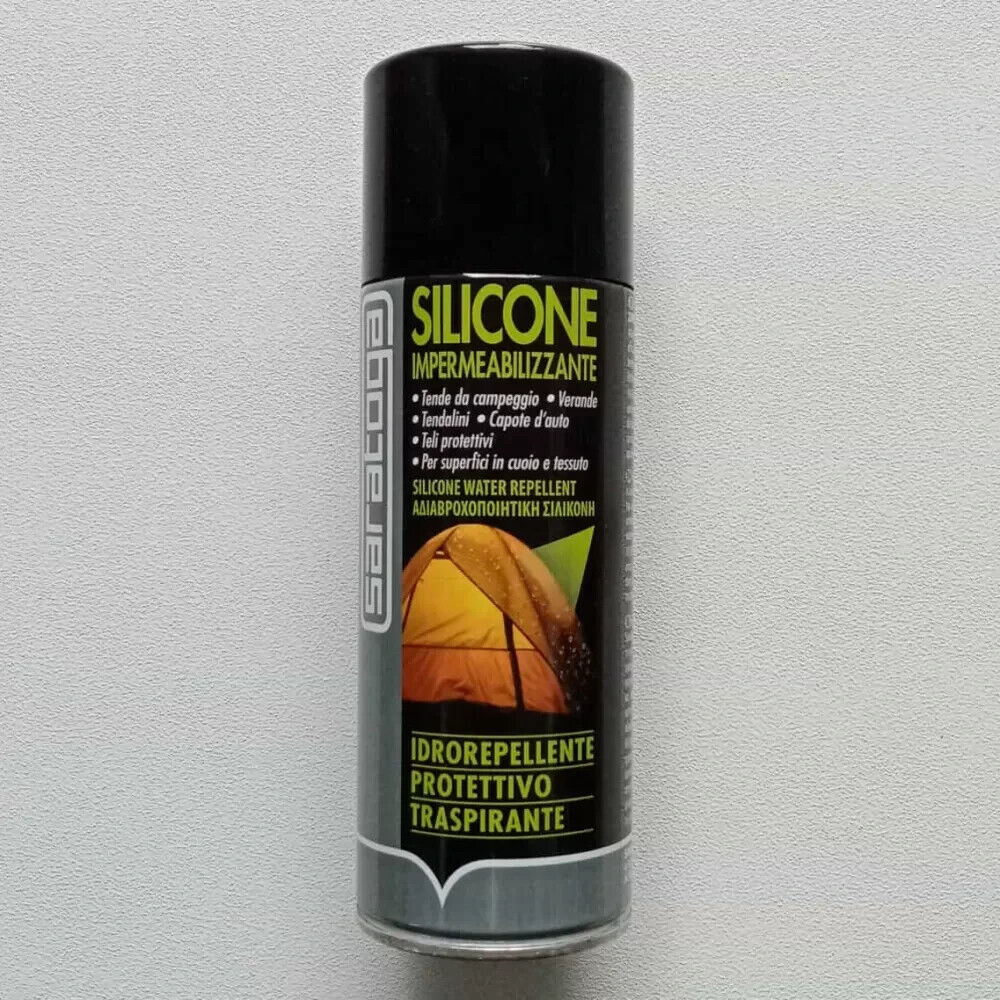 Saratoga 400ml silicone impermeabilizzante trasparente per tessuti e cuoio