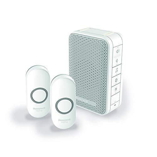 Honeywell Home DC313NFB Honeywell-Campanello Portatile Serie 3 con Due spinte, B
