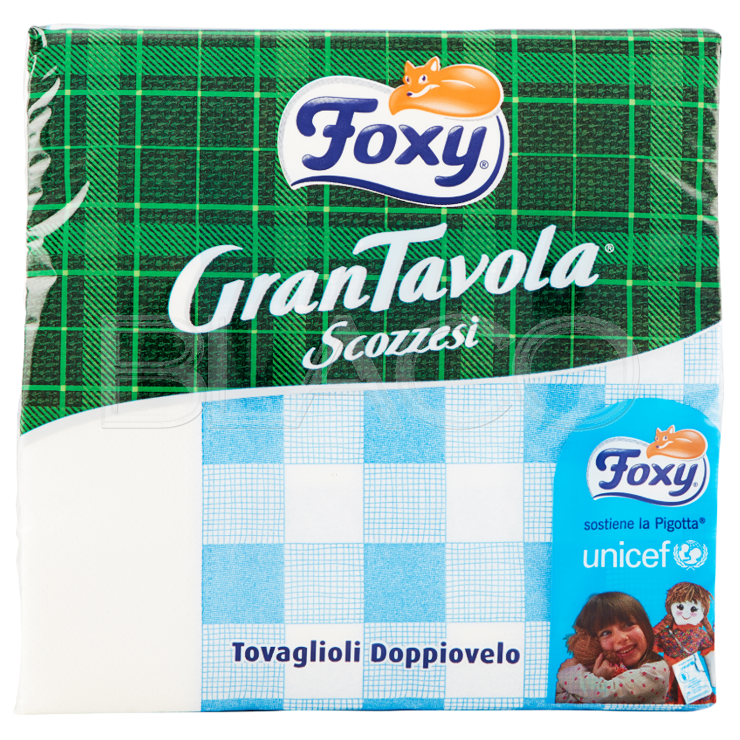 Foxy Tovaglioli Scozzesati 33x33cm - 43pz