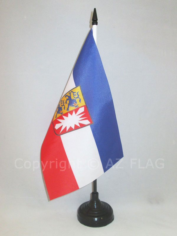 BANDIERA DA TAVOLO SCHLESWIG-HOLSTEIN 21x14cm - PICCOLA BANDIERINA LAND DI SCHLE