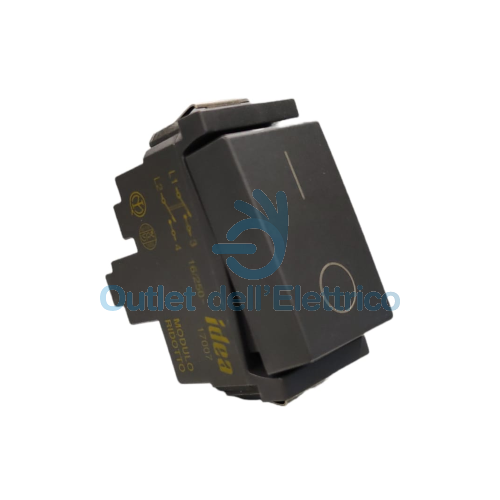 VIMAR IDEA MODULO STRETTO INTERRUTTORE 2P 16AX GRIGIO 17007