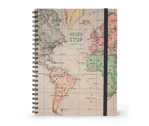 TRIO notebook QUADERNO CON SPIRALE maxi A4 mappe TRAVEL legami