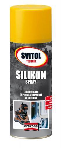 SILIKON SPRAY SVITOL 400ML AREXON LUBRIFICANTE IMPERMEABILIZZANTE AL SILICONE