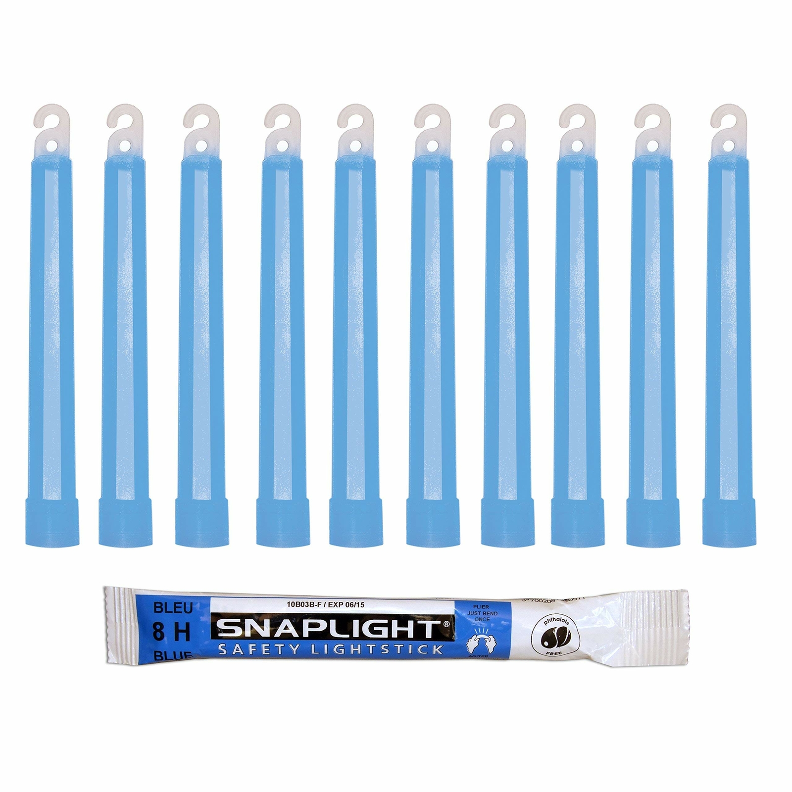Cyalume Bastoncini Luminosi Blu SnapLight Glow Sticks 15 cm - 6 Inch (C5y)