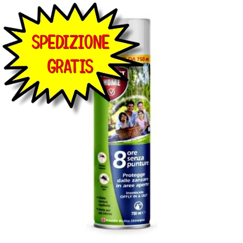 PROTECT HOME OFF FLY IN & OUT 8 ORE INSETTICIDA SPRAY 750 ML