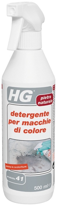 HG - Detergente rimuovi macchie di colore pietra naturale 500 ml pulizia casa