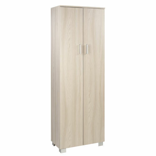 Armadio Mobile scarpiera multiuso olmo con 4 ripiani 62x34x178 armadi scarpiere
