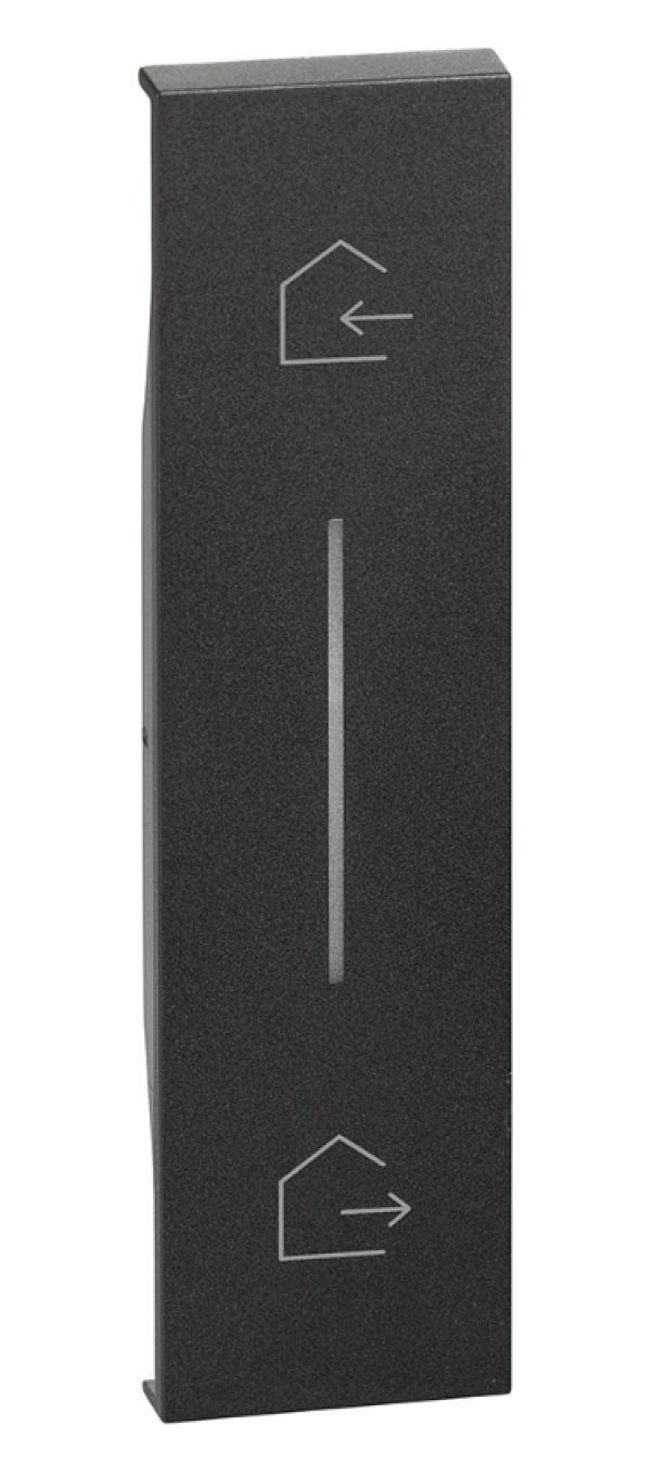 Cover per comando scenario Bticino Living Now 1 modulo nero - KG40