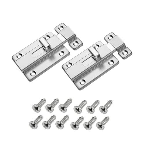 通用 VAJX Sliding Door Lock, Acrylic, Argento (S7S)