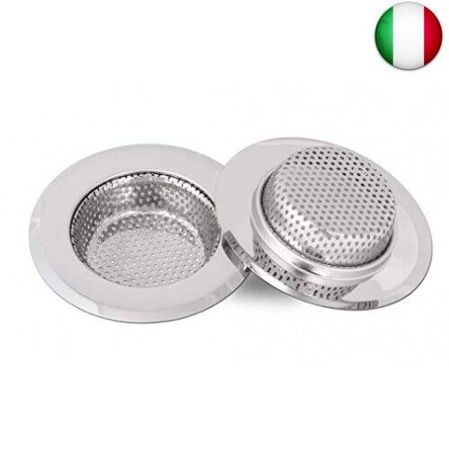 Qinglele 2 Pezzi 4,45" Filtro per Lavello da Cucina, Cucina Sink Strainer in