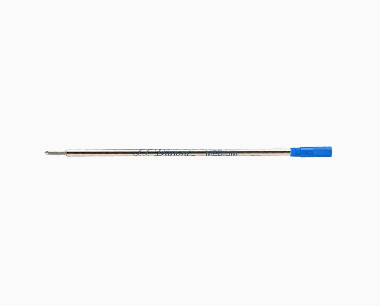 S.T. DUPONT MEDIUM BALLPOINT PEN REFILL BLUE RICARICA PENNA SFERA BLU 040850