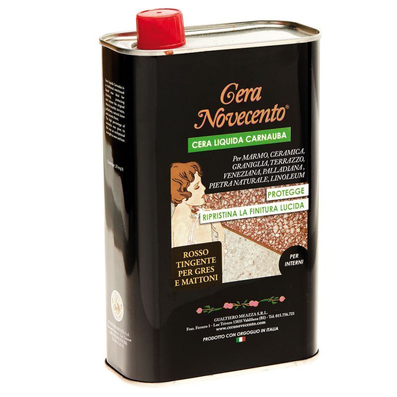 Novecento Cera Liquida Carnauba Rossa 1 Lt