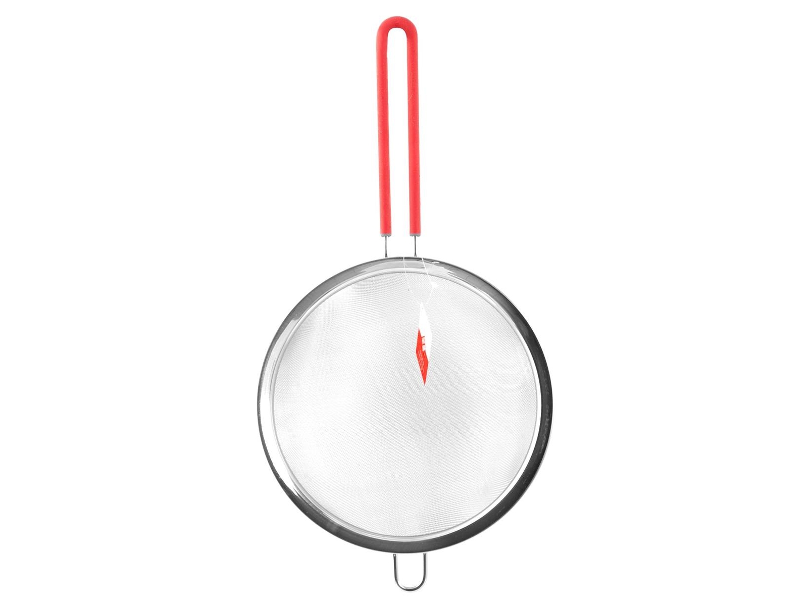 Colino Inox 18/8 Manico Silicone Rosso 22