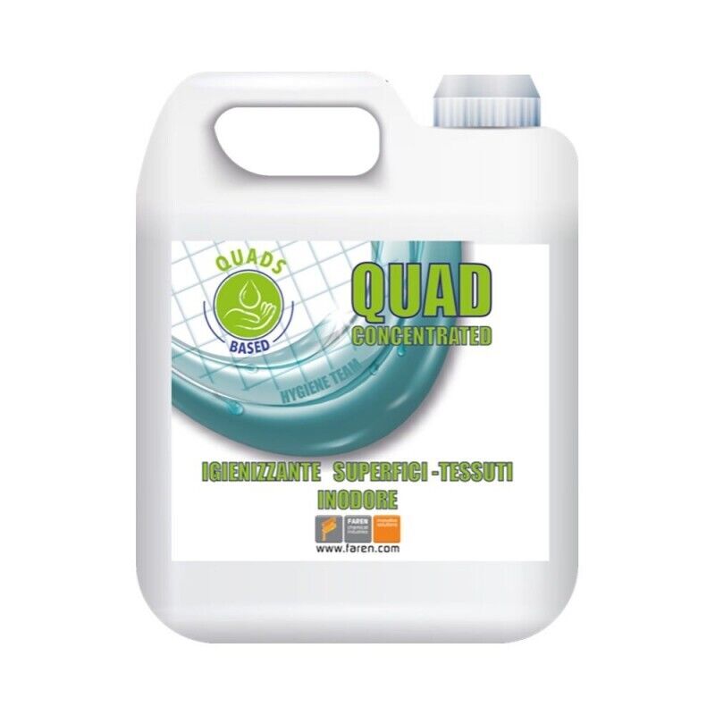 FAREN QUAD CONCENTRATED 5 LT - DETERGENTE IGIENIZZANTE CONCENTRATO AI SALI