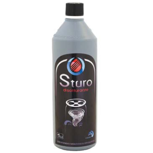 Disgorgante liquido Sturo 1 Lt scrostante sturalavandino per scarichi profession