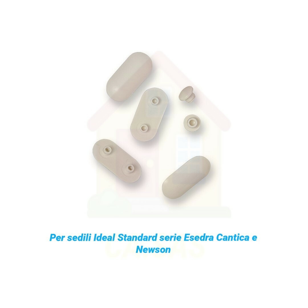 6 Pz. PARACOLPI COPRIVASO GOMMINI PER COPRI-WATER IDEAL STANDARD KIT
