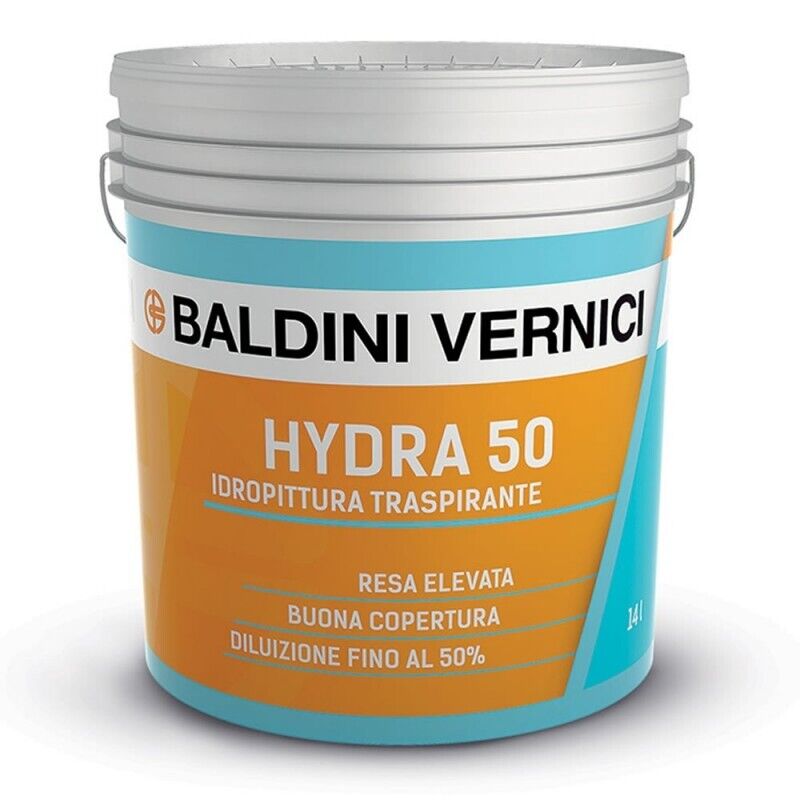 BALDINI IDROPITTURA PITTURA PER INTERNI VERNICE TRASPIRANTE BIANCA 14 LT